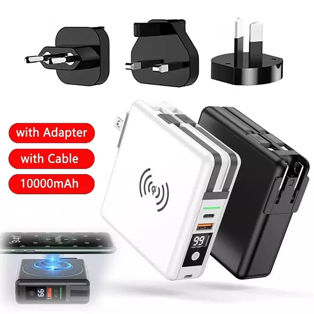Wireless Travel Power Bank Charger